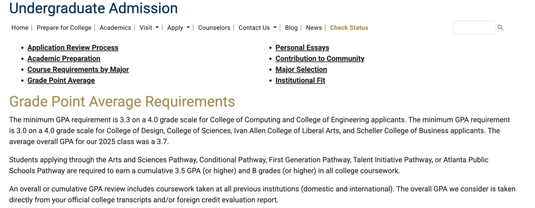 GPA 3.5-3.8，能去哪些美国大学？