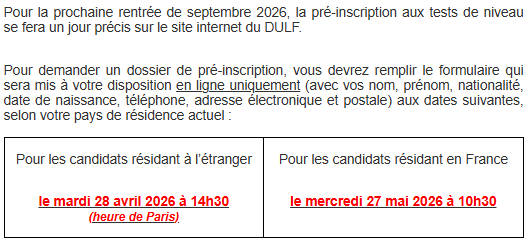 26fall申请季 | 巴黎三大法语学习文凭DULF申请时间公布！4月28日开放！