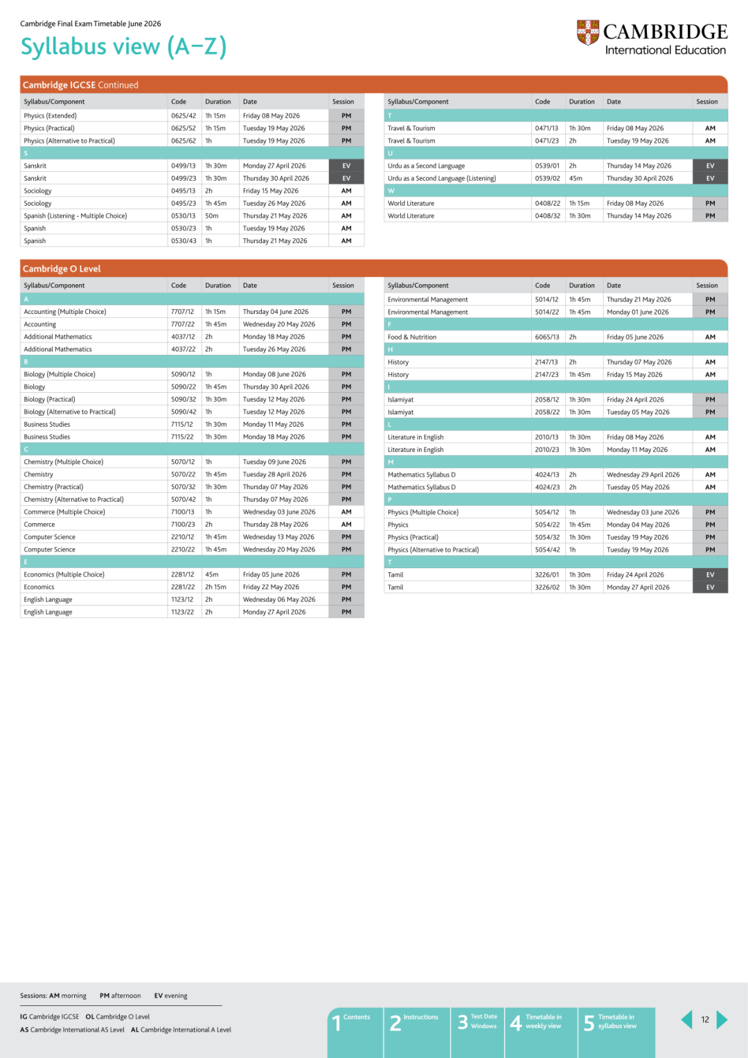 整体提前!2026年三大考局A Level夏季大考时间安排出炉! 整体提前!2026年三大考局A Level夏季大考时间安排出炉!