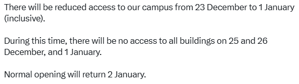 26fall英国大学即将暂停审理申请!主要院校圣诞放假时间一览! 26fall英国大学即将暂停审理申请!主要院校圣诞放假时间一览!