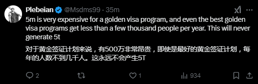 值不值？100万美元即可获得美国身份...川普“金卡”正式开售！