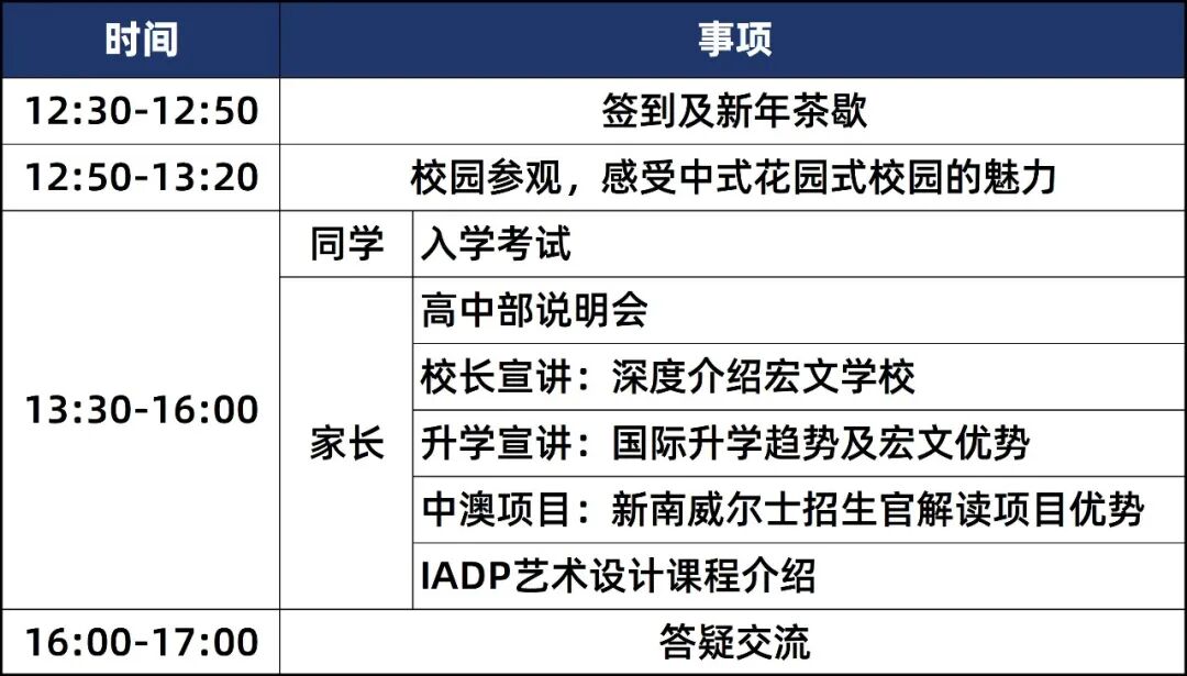 全员TOP20录取！宏文1月11日高中开放日带你揭秘！