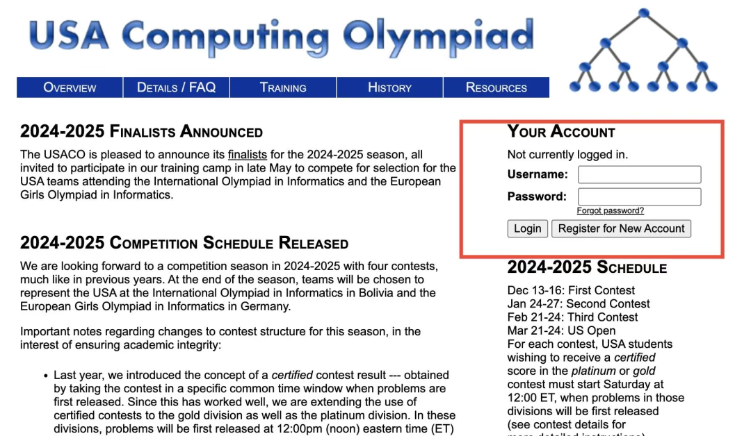 2025USACO | 报名注册指南（含视频）请注意查收！
