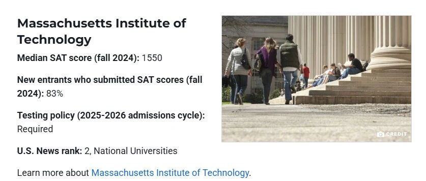 本科想上这些美国大学SAT到底要考多少分……