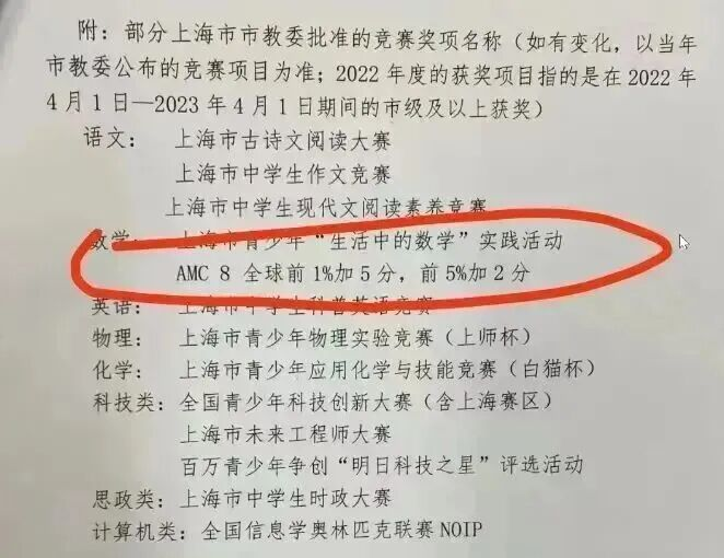 从北京到上海AMC8竞赛为什么是小升初的“筛选器”？聪明的家长已经提前布局啦