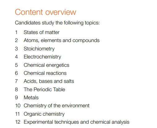 IGCSE化学必考术语总结！附IGCSE化学辅导班