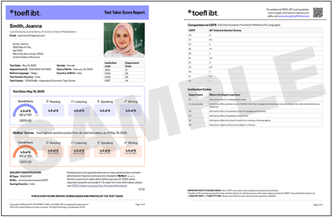 托福120分爆改6分制！申请TOP30美本考几分才安全？附新托福成绩单&评分体系详细解读