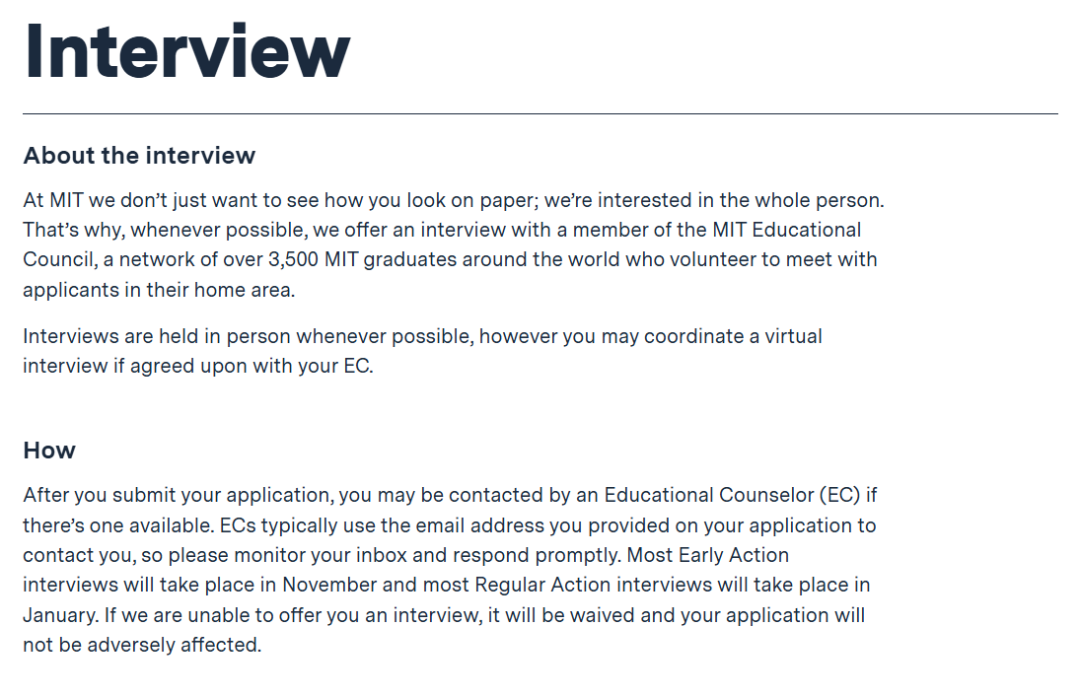 普林斯顿/MIT/达茅面邀已发！TOP30最新面试政策你知道多少？