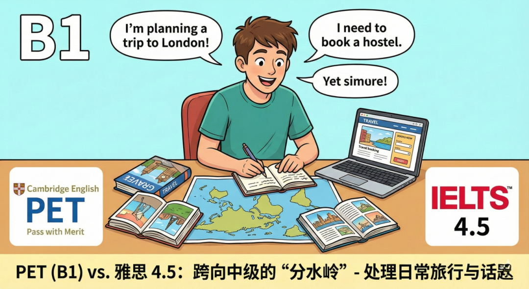 一篇文章讲清楚雅思和剑桥英语的对标！