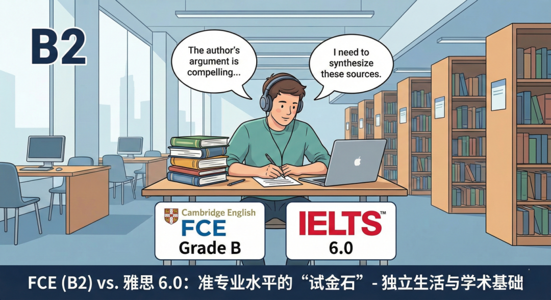 一篇文章讲清楚雅思和剑桥英语的对标！