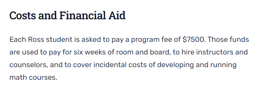 罗斯数学营2026已开放申请，截止日期3月8日！