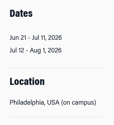 沃顿数据科学夏校｜Data Science Academy：用代码与数据叩响藤校大门