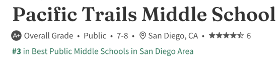 美国公立校系列 | Pacific Trail Middle School