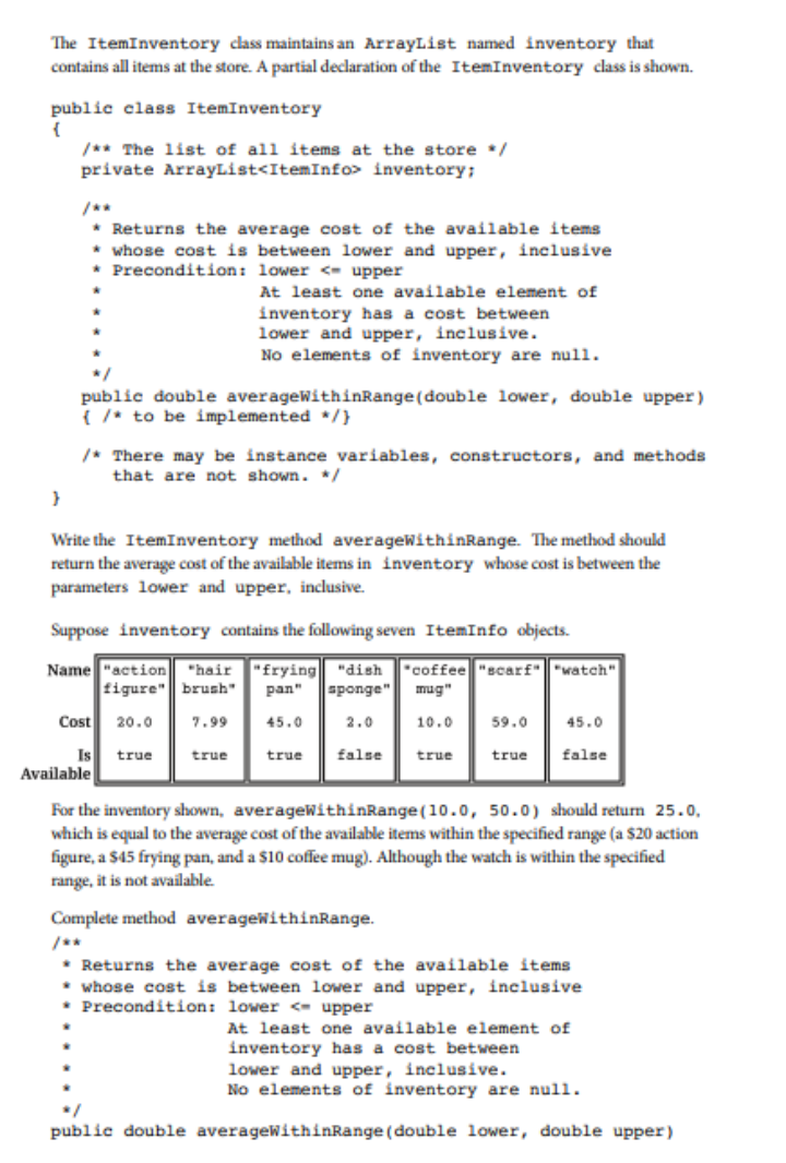 AP计算机科学A 各章节重点