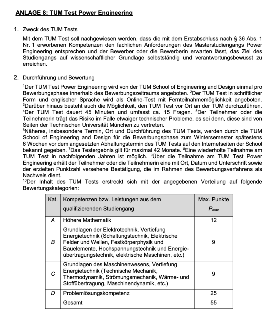 紧急提醒，慕尼黑工大4大热门专业新增TUM Test，2026申请必看攻略