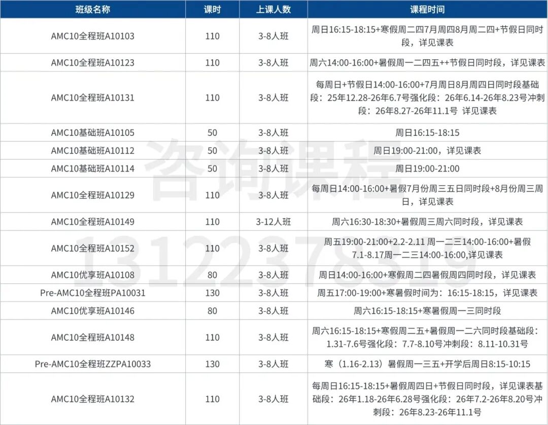AMC10备考不头疼！AMC10竞赛培训帮你轻松突围，冲刺全球前5%