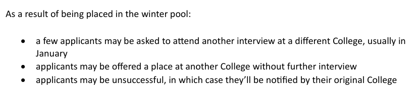 成绩优异但被剑桥Pool了？冬季池机制解析