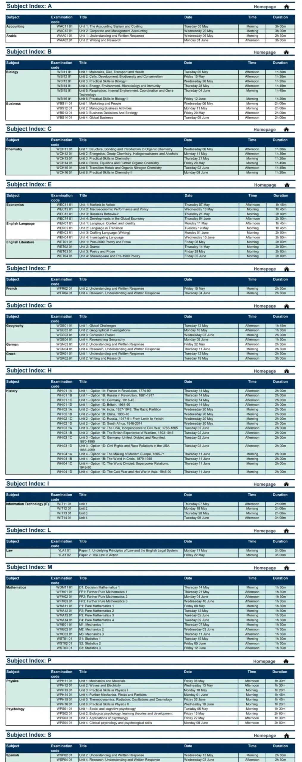 2026年IGCSE&A-Level夏季大考时间定了！三大考试局关键时间节点汇总！