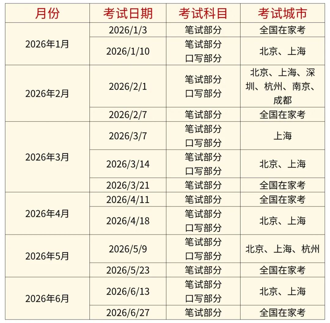 2026年小托福考试时间公布！上海小托福寒假班助力拿高分