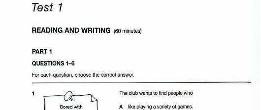 备考2026|最新剑桥KET考试真题+答案解析！