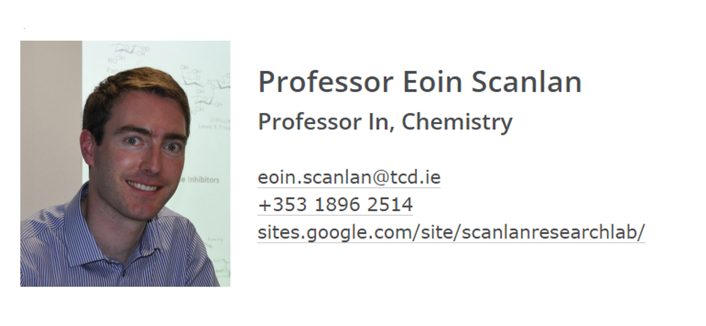 爱尔兰都柏林圣三一学院顶尖PhD导师招生（Eoin Scanlan教授）