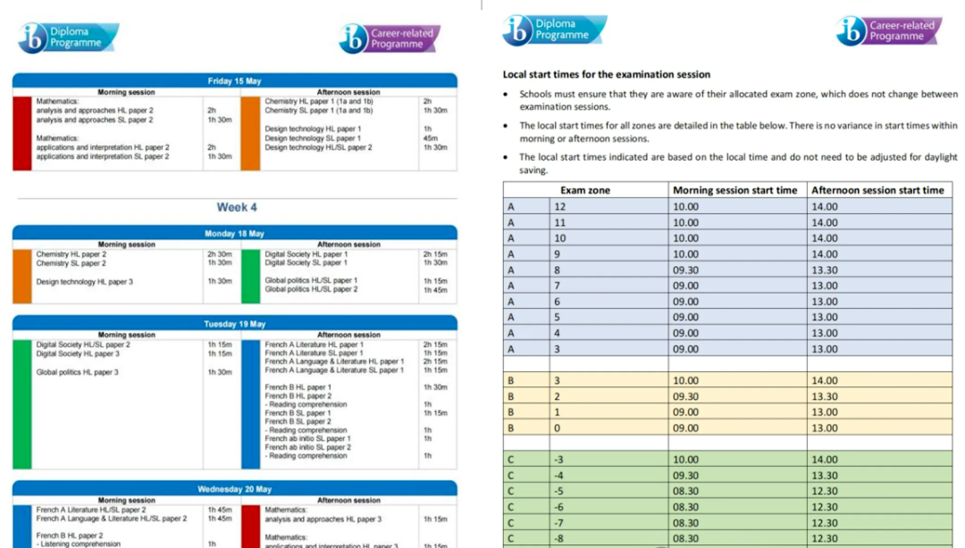 假如从一月份开始准备26年IB考试，该如何备考？附26年五月大考时间安排
