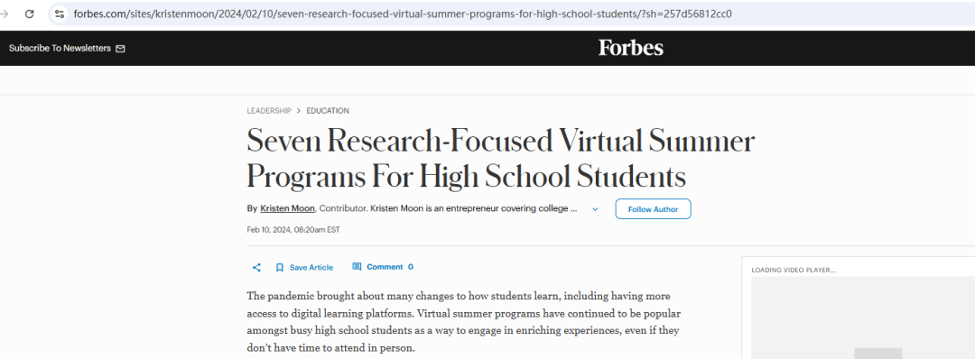 【官宣】高中 | 罗塞塔生物医学实验官方夏校：UCSD、哥大、UCL三大名校可选
