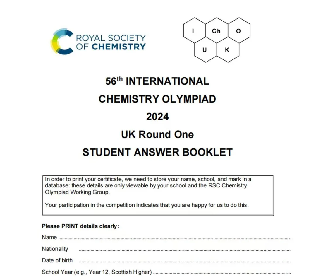 2026年UKChO竞赛明日开考！机考注意事项/核心考点/考试技巧助你一臂之力！