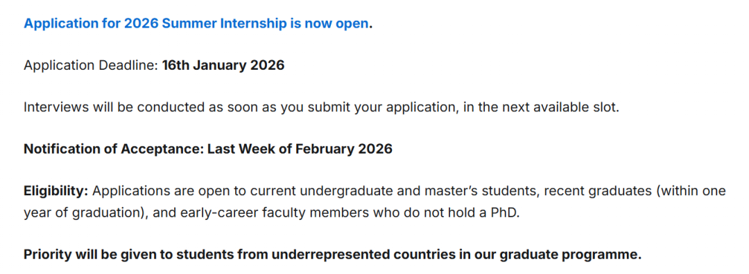 超详细!26年全球名校暑期科研项目汇总 超详细!26年全球名校暑期科研项目汇总