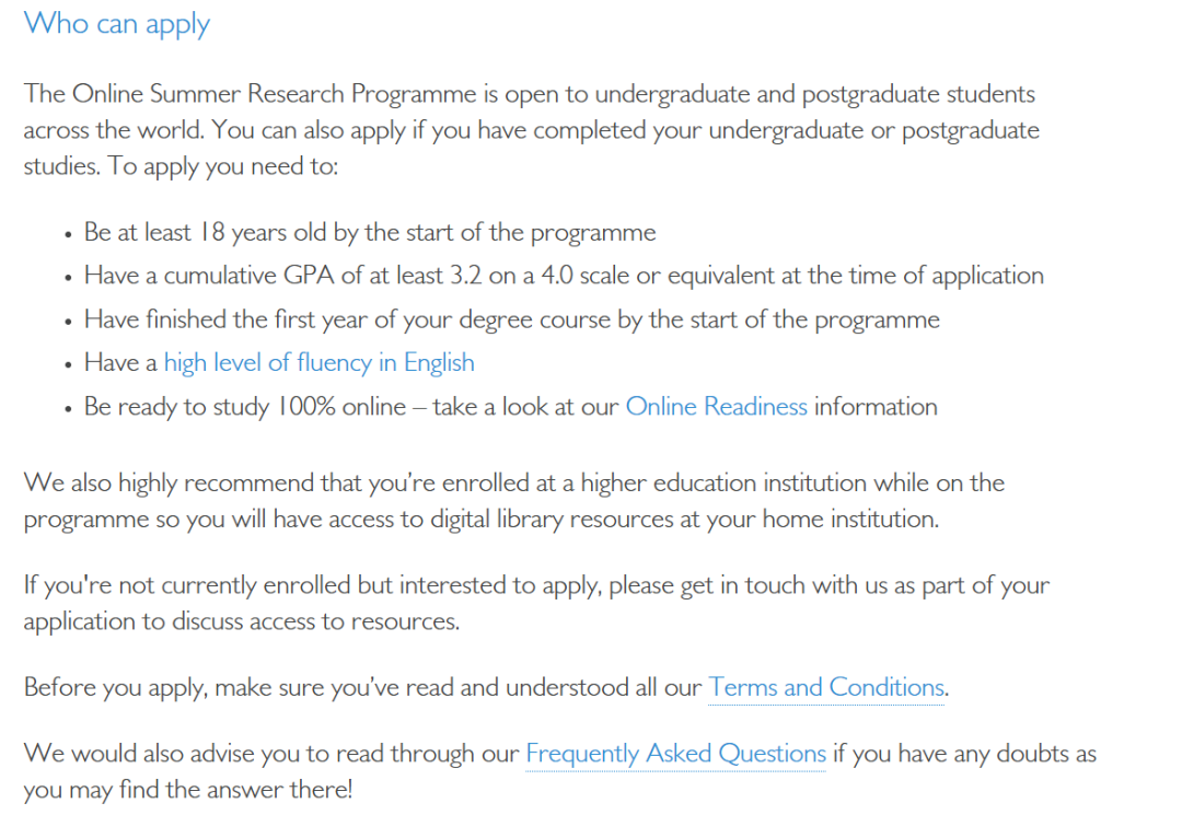 超详细！26年全球名校暑期科研项目汇总