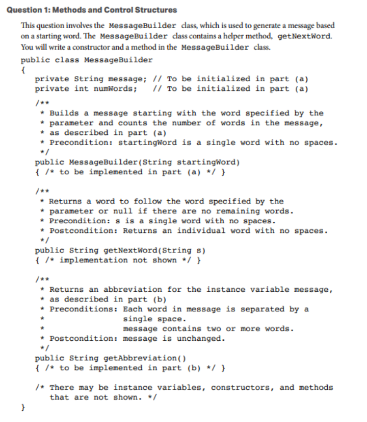 AP计算机科学A 各章节重点