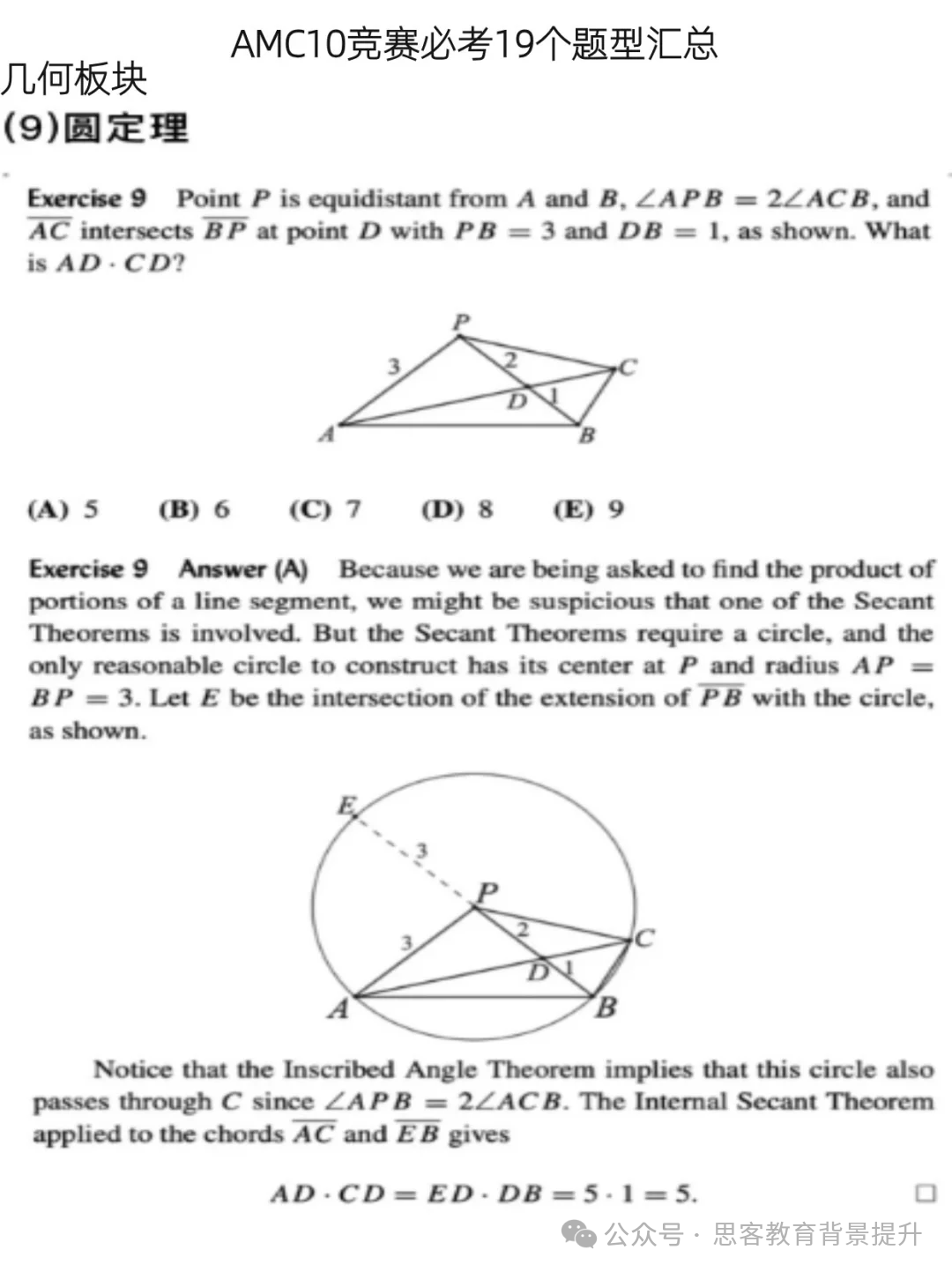 amc10相当于国内数学什么水平？AMC10竞赛知识点及必考题型有哪些？