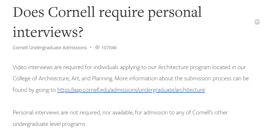 2025-2026申请季必看!TOP30美国大学面试政策最全梳理 2025-2026申请季必看!TOP30美国大学面试政策最全梳理