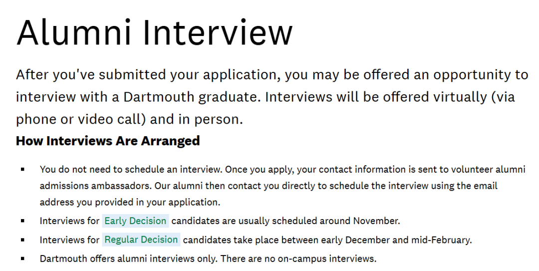 2025-2026申请季必看!TOP30美国大学面试政策最全梳理 2025-2026申请季必看!TOP30美国大学面试政策最全梳理