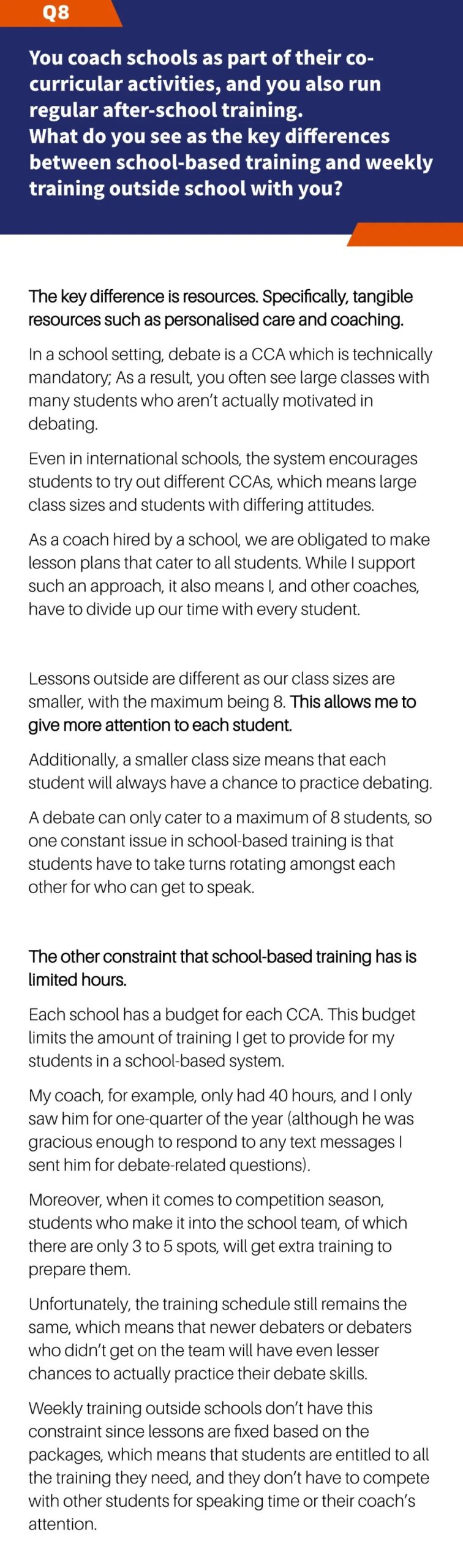 Coach Wayne：辩论教会我的，都融进了教学里 | 亚洲辩论冠军聊教学观