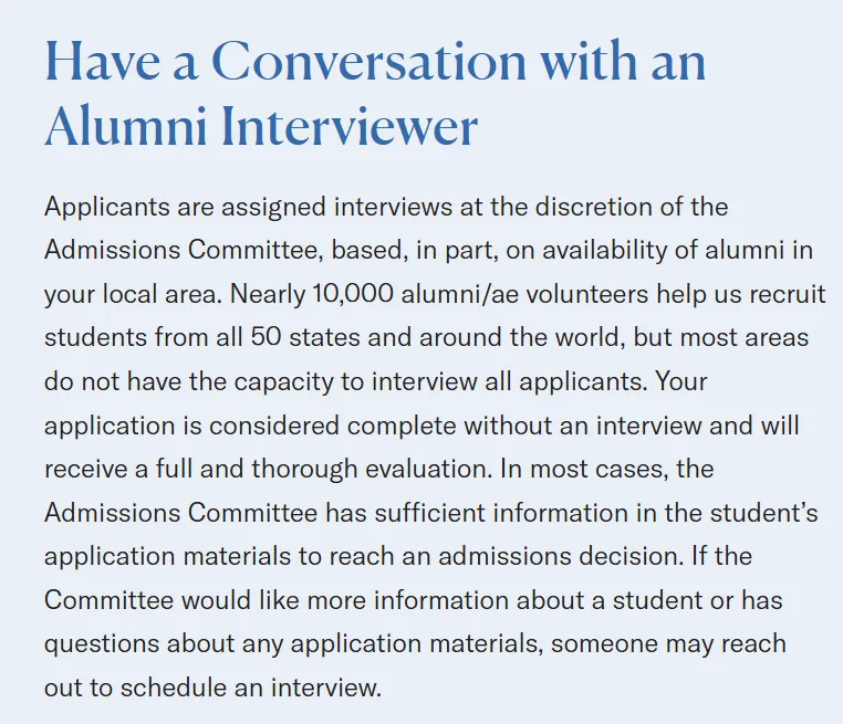 【美国留学】美本面试常见类型盘点，附：26Fall美本TOP30面试政策汇总！