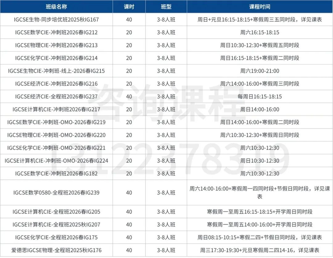 别让IGCSE拖垮你的G5申请！这几点真相越早知道越好，附IGCSE课程辅导