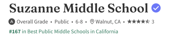 美国公立校系列 | Suzanne Middle School