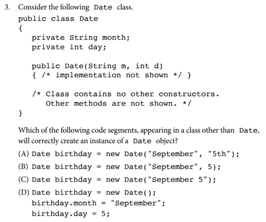 AP计算机科学A 各章节重点