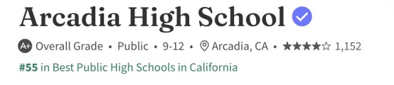 美国公立校系列｜Arcadia High School：全美前1%的顶尖公立高中