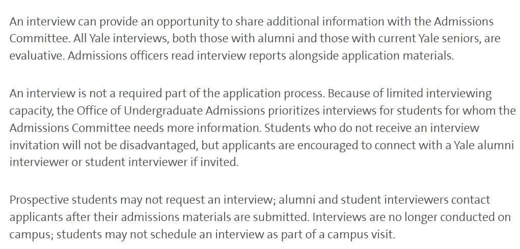 【美国留学】美本面试常见类型盘点，附：26Fall美本TOP30面试政策汇总！