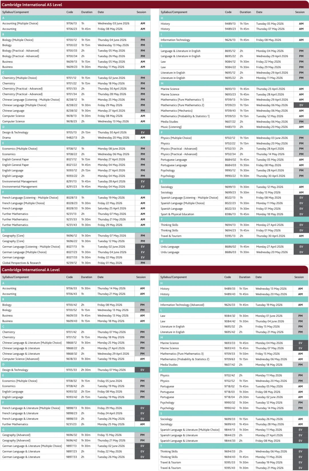 紧急提醒！明年A-Level大考有这三项新调整！