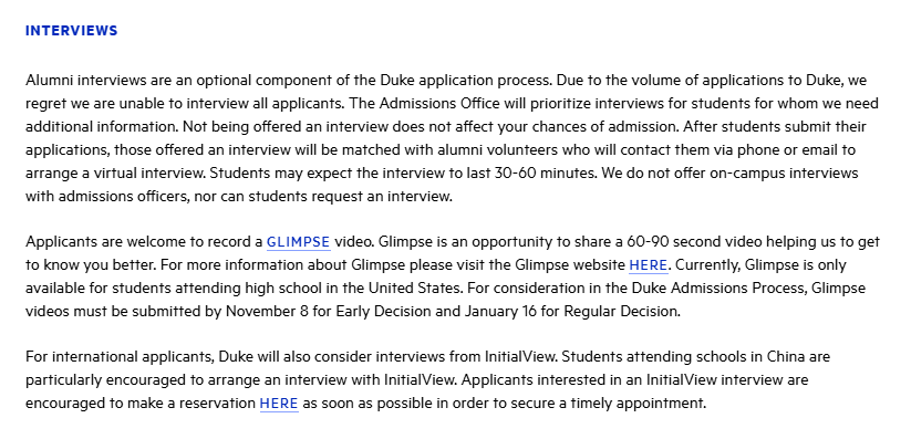2025-2026申请季必看!TOP30美国大学面试政策最全梳理 2025-2026申请季必看!TOP30美国大学面试政策最全梳理