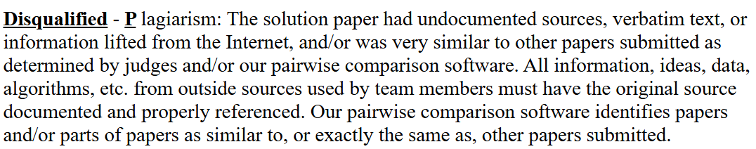 美赛判定作弊的手段竟然如此粗暴! 美赛判定作弊的手段竟然如此粗暴!