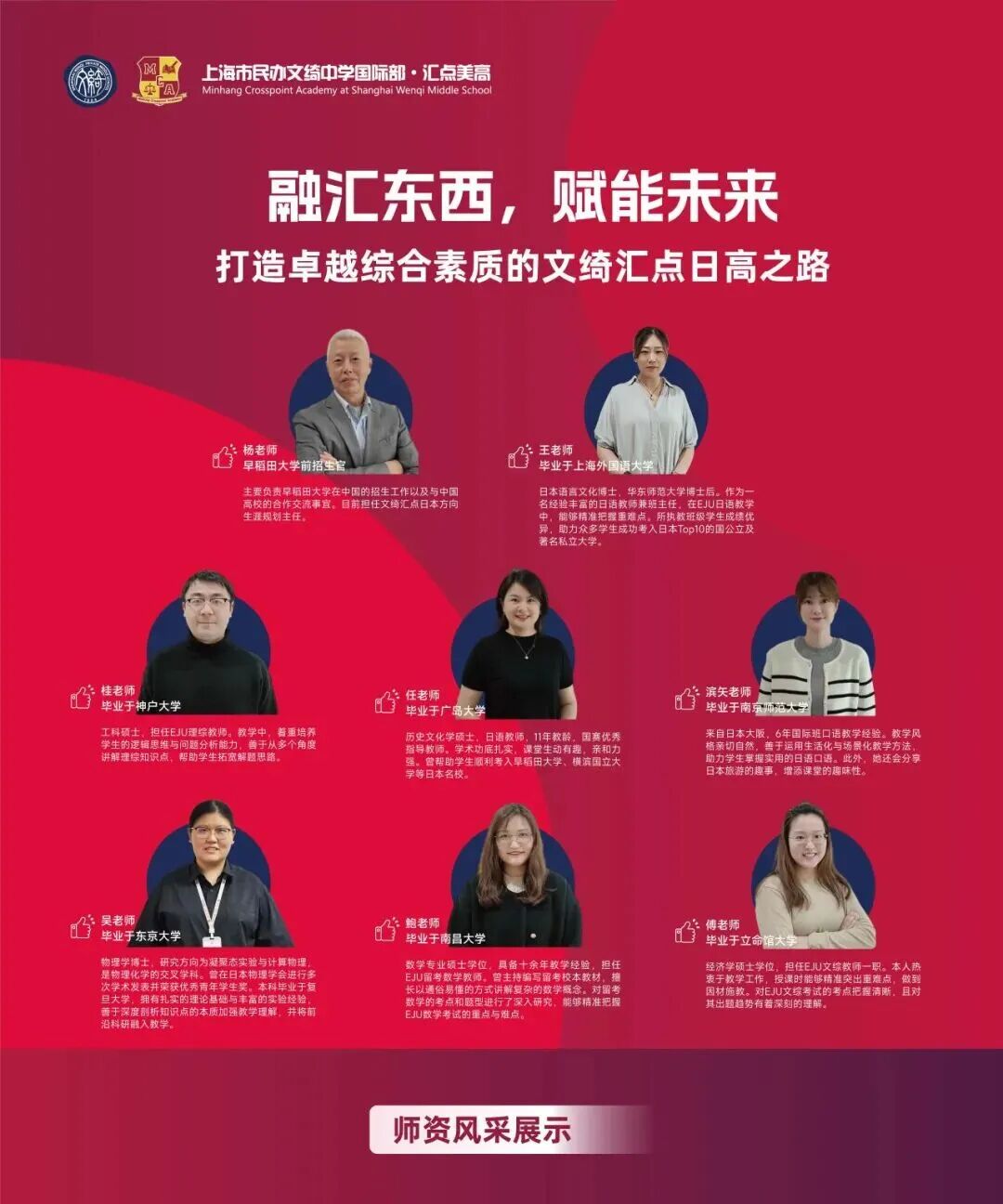 上海国际高中学校｜上海民办文绮中学国际部·闵行汇点，开设美高AP与日高课程！