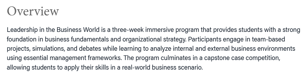 藤校商科黄金跳板｜宾大沃顿LBW夏校申请指南，抢占名校先机！