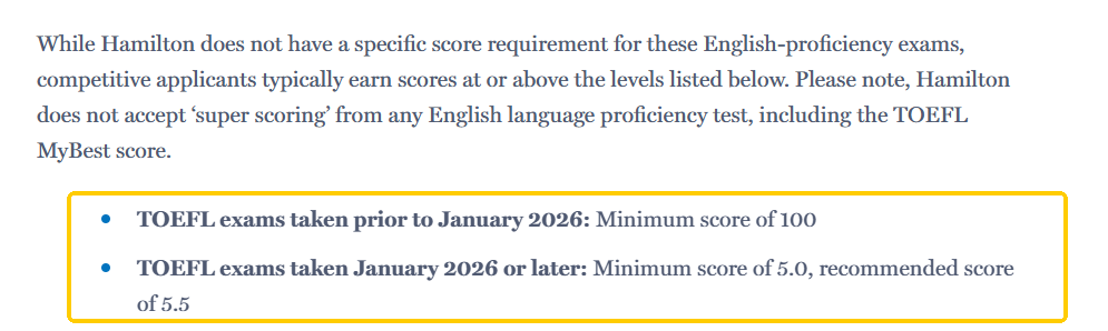 好消息！又增两所藤校及TOP大学官宣认可新托福成绩，来了解具体要求