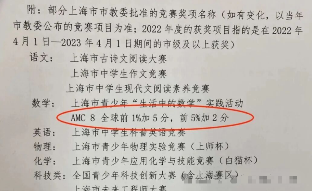 上海浦东娃为什么都在考AMC8?附上海浦东AMC8课程培训! 上海浦东娃为什么都在考AMC8?附上海浦东AMC8课程培训!