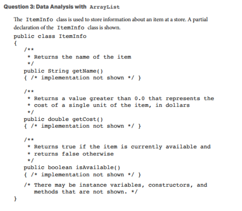 AP计算机科学A 各章节重点