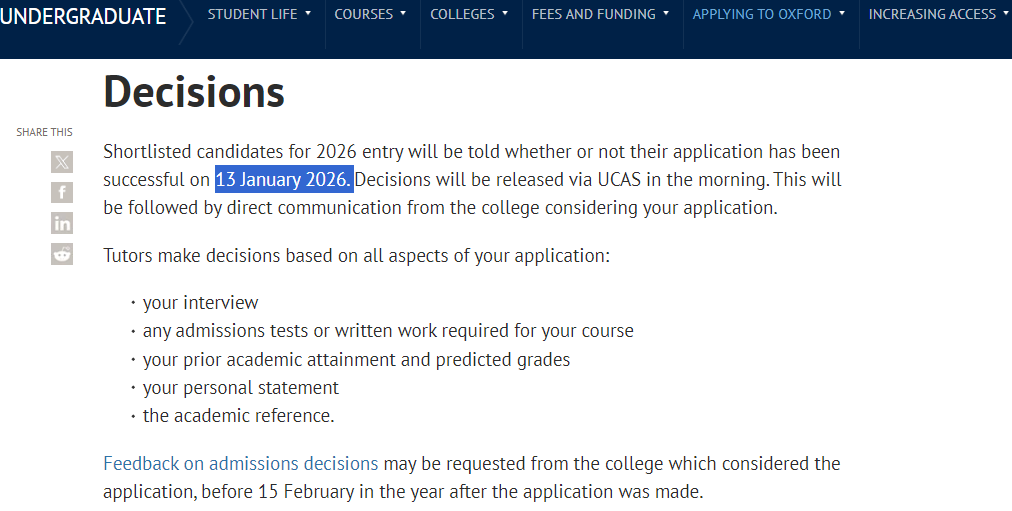 别错过！2026 英本常规申请即将截止，G5放榜& UCAS 新增节点必看！